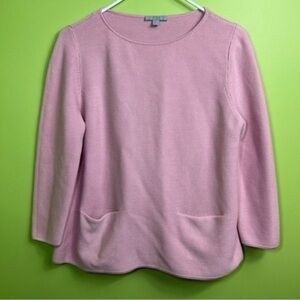 COS Pink Scoop Neck Sweater